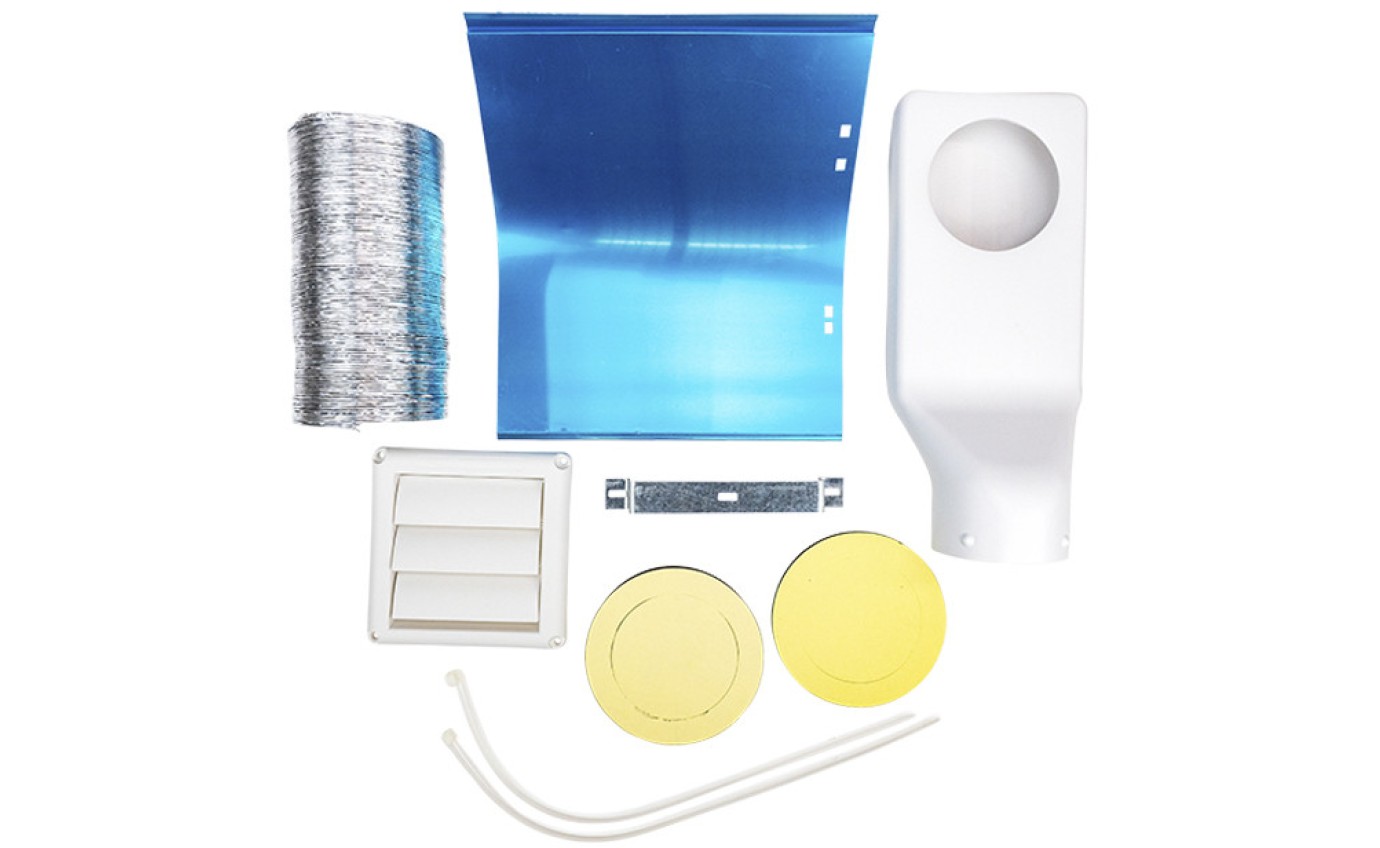 Unilux Through-the-Wall Dryer Venting Kit with Rear Deflector ULX104
