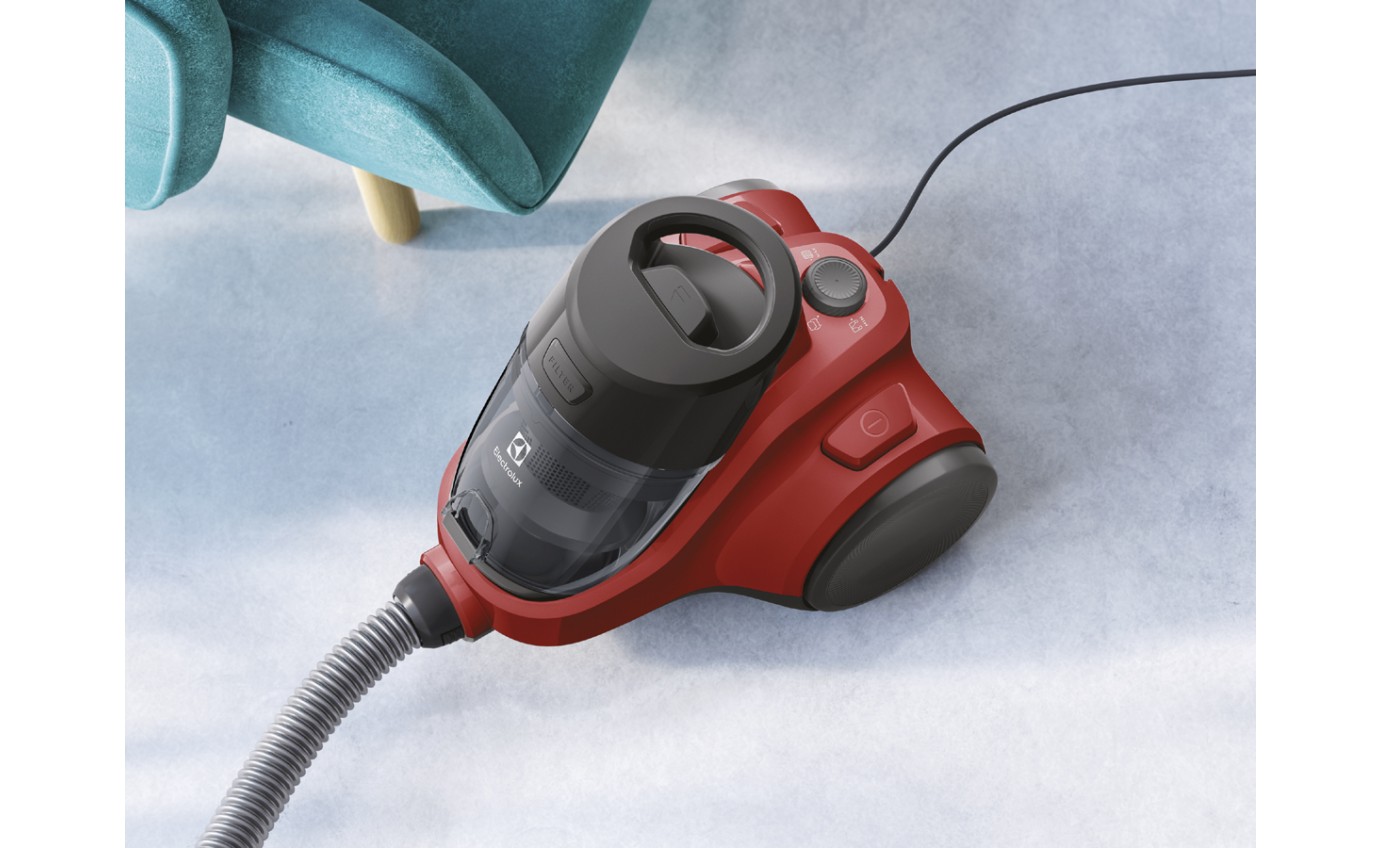 Electrolux Ease C4 Animal Bagless Vacuum (Chili Red) EC414ANIM