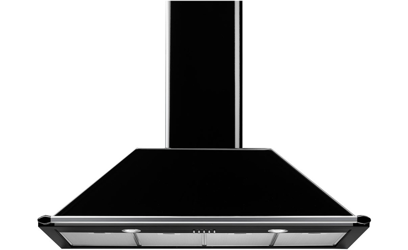 Smeg 110cm Wallmount Canopy Rangehood KT110BLA