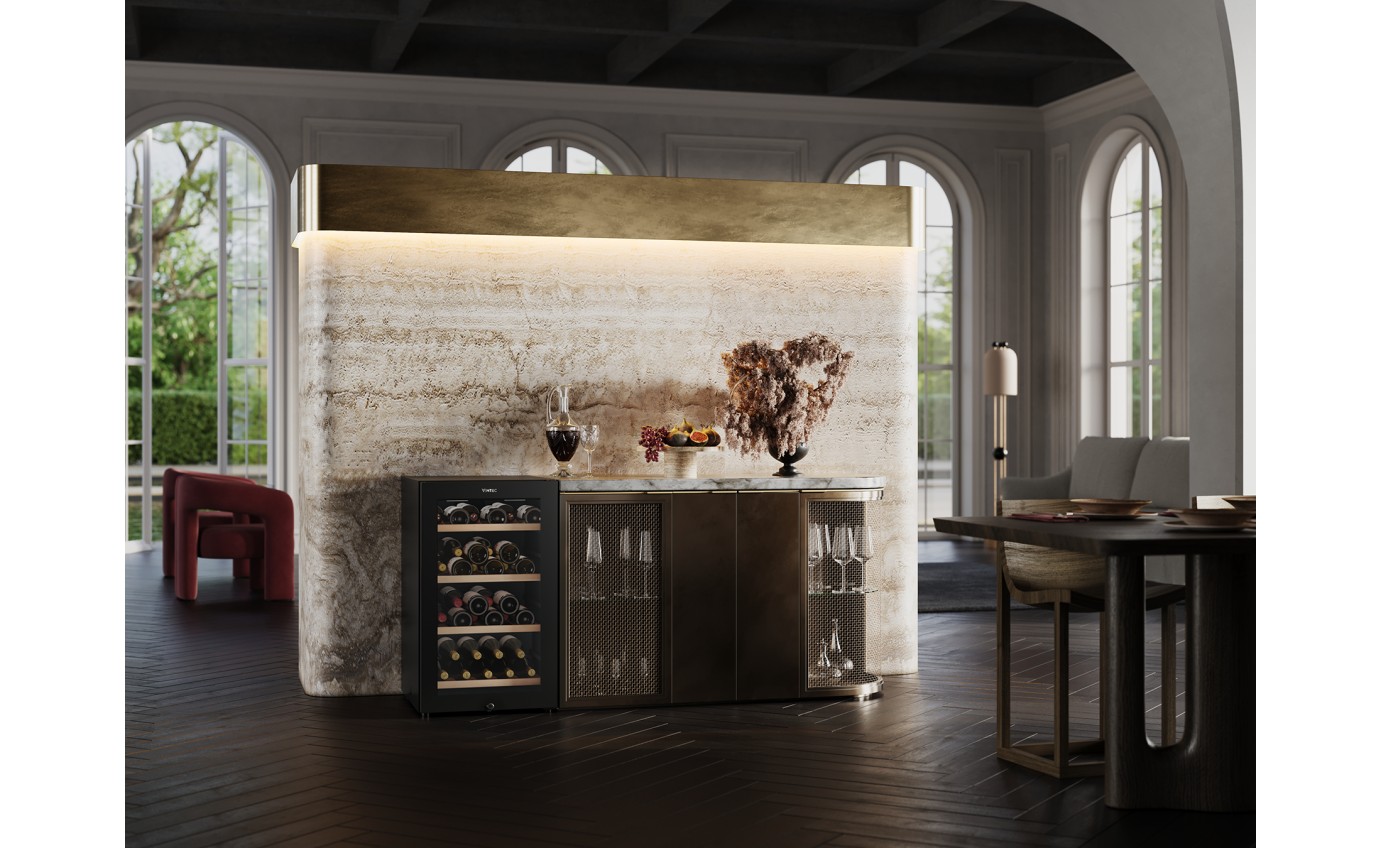 Vintec Single Zone Wine Cabinet (Glass) VWS830FCBX