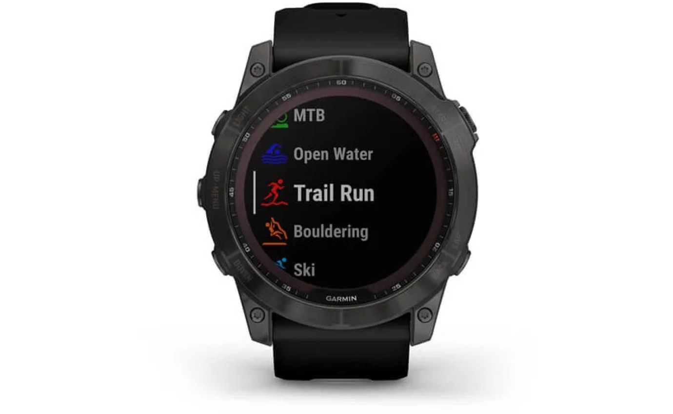 Garmin fenix&reg; 7X Sapphire Solar Edition Smartwatch (Carbon Grey/Black) 0100254112
