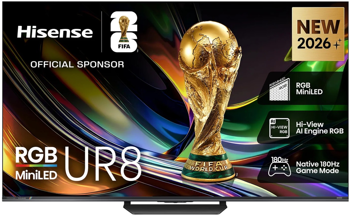 Hisense 65 inch UR8S RGB Mini LED 4K Smart AI TV 65UR8SAU