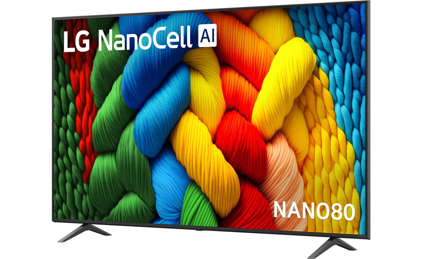 LG 75 inch NANO80A AI LED UHD 4K Smart TV 75NANO80ASA