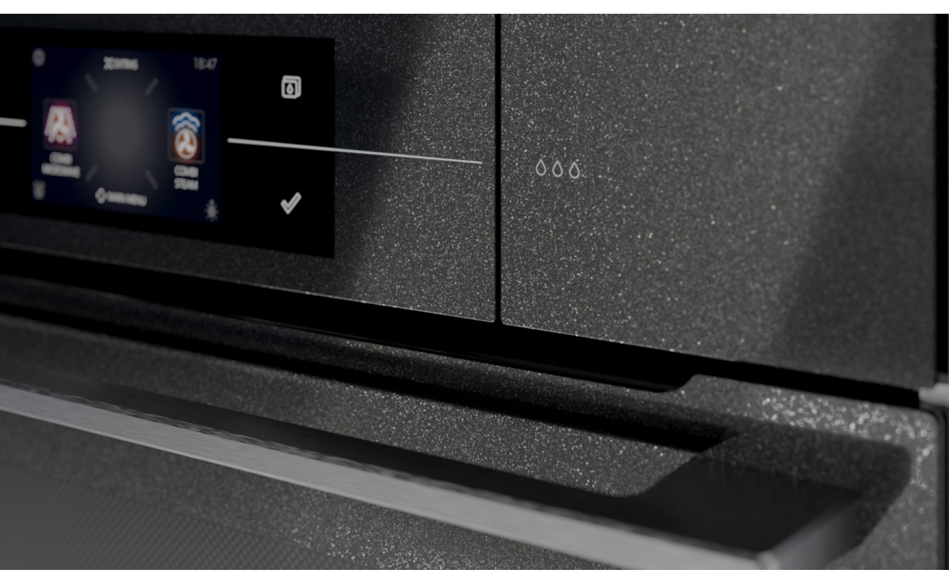 ASKO 45cm Compact Combi Steam Oven (Pearl Black) OCSM8478G