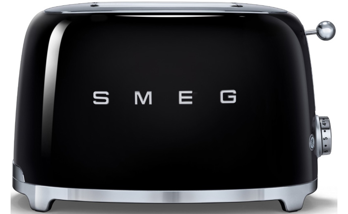Smeg 50s Retro Style 2 Slice Toaster (Black) TSF01BLAU