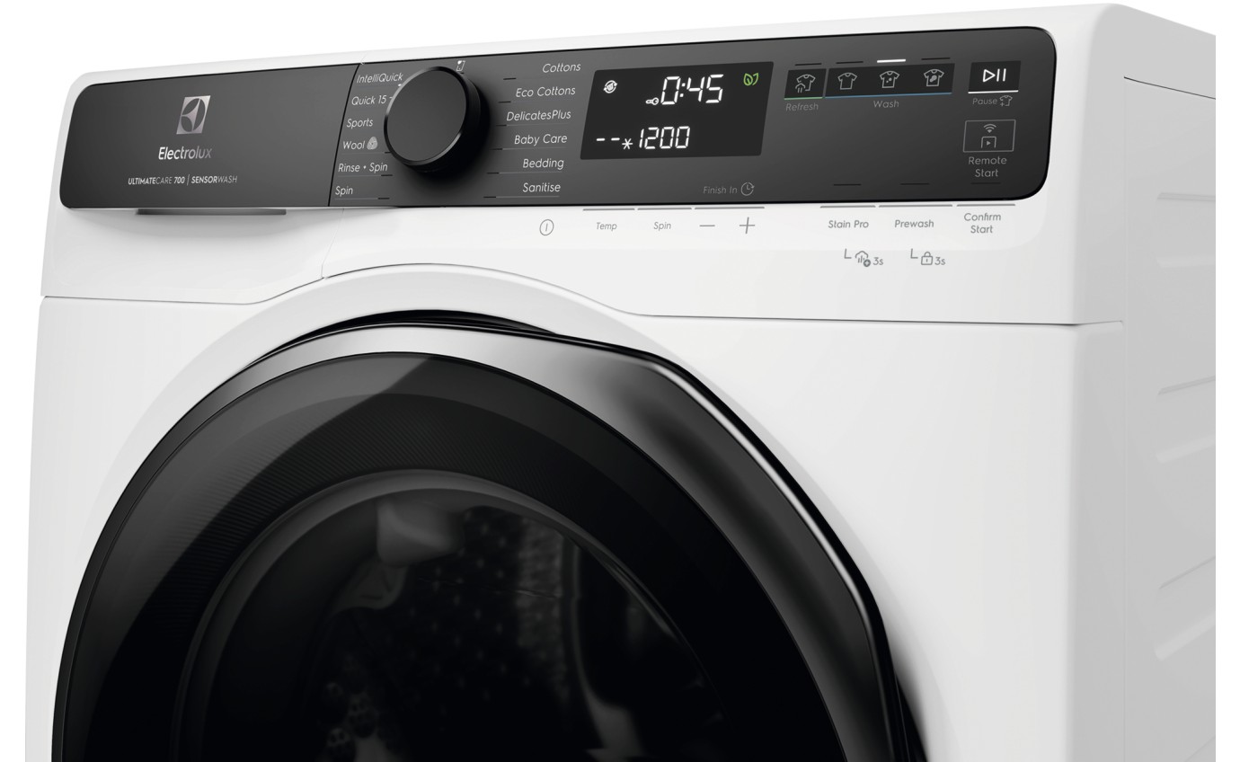Electrolux 9kg UltimateCare 700 Front Load Washing Machine (White) EWF9043R7WCS