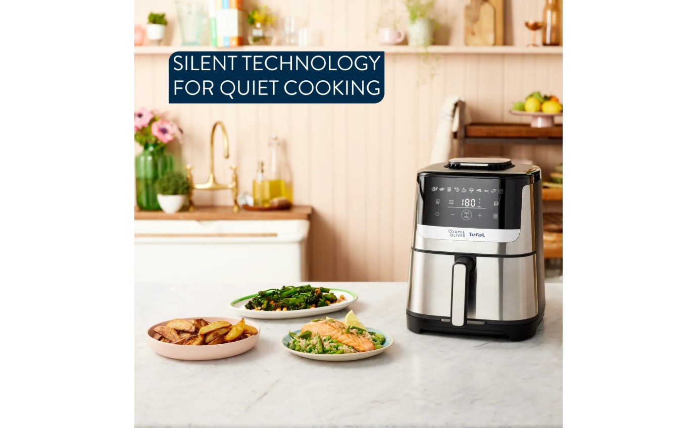 Tefal Jamie Oliver Quiet & Easy Air Fryer EY55JD