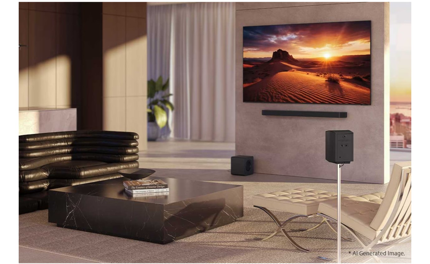 Samsung 11.1.4ch Q-Series Soundbar with Subwoofer & Rear Speakers HWQ990HXY