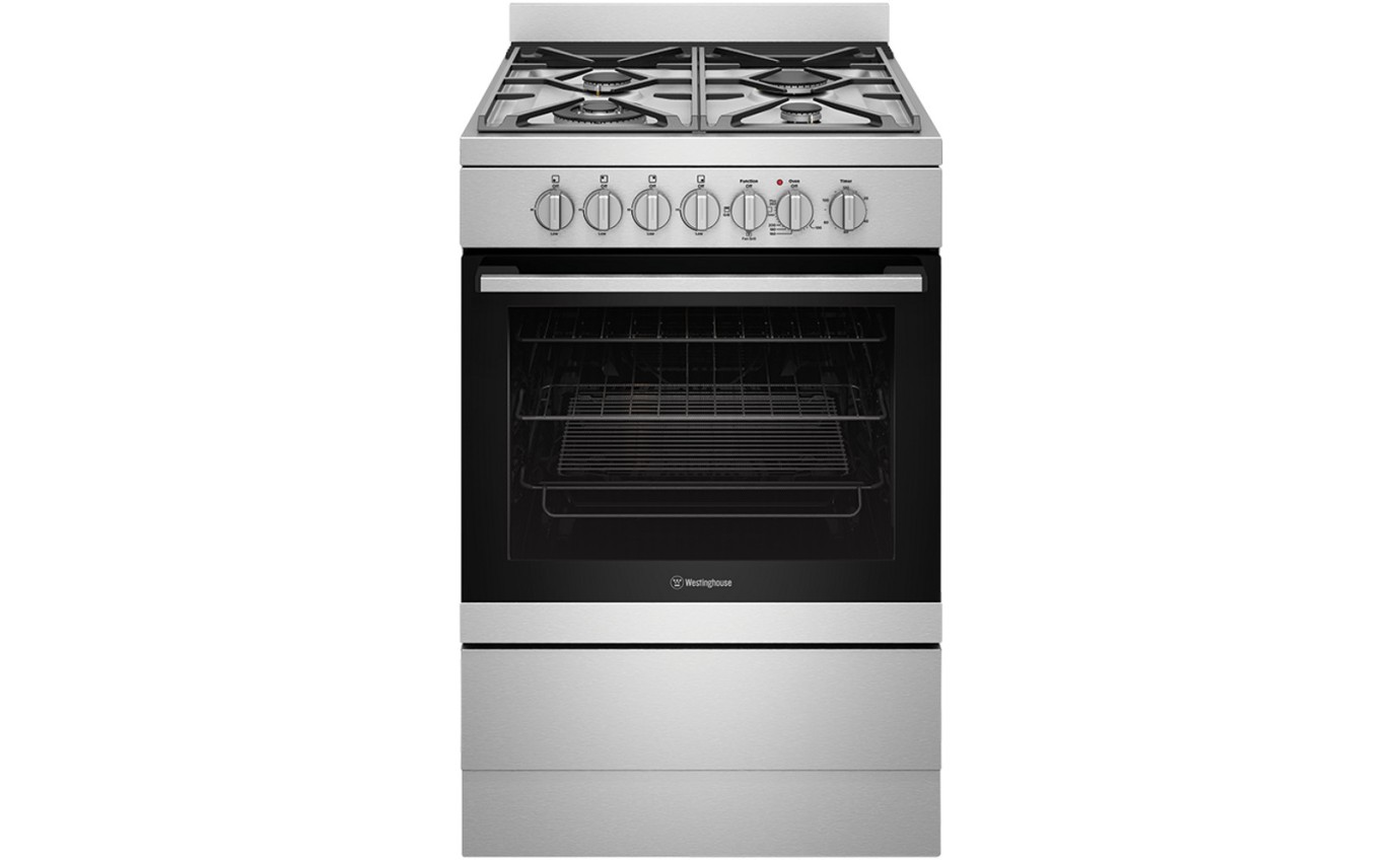 Westinghouse 60cm Dual Fuel Freestanding Cooker WFE614SC