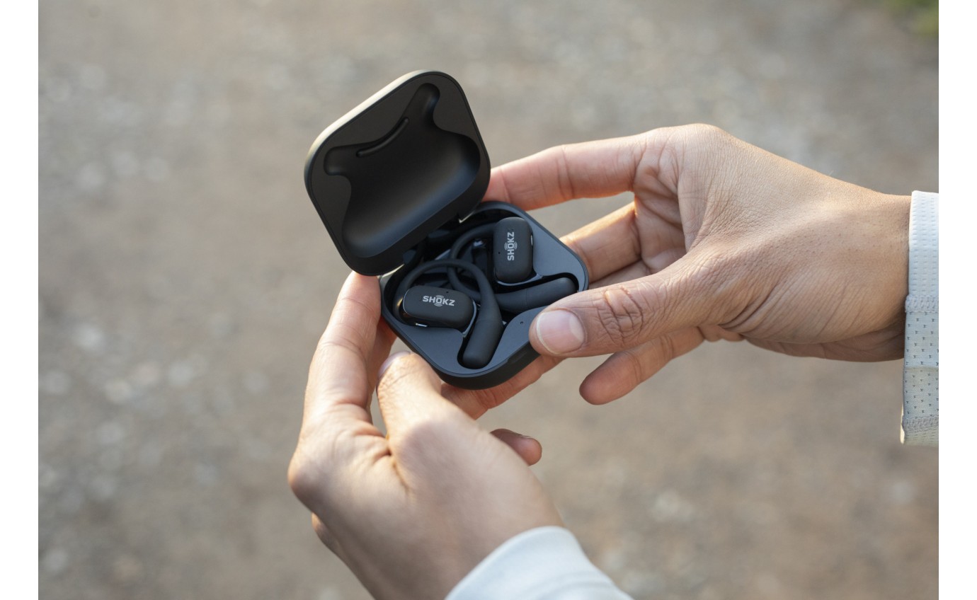 Shokz OpenFit Open-Ear True Wireless Earbuds (Black) SHOKZT910STBK
