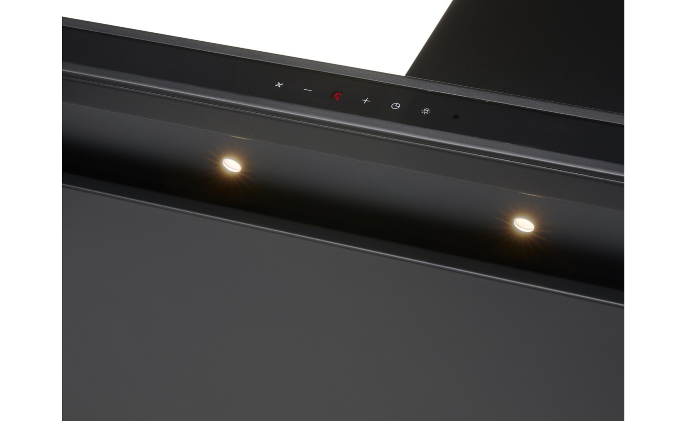 Schweigen 900mm Silent Black Wallmount Rangehood DS3326B9SP