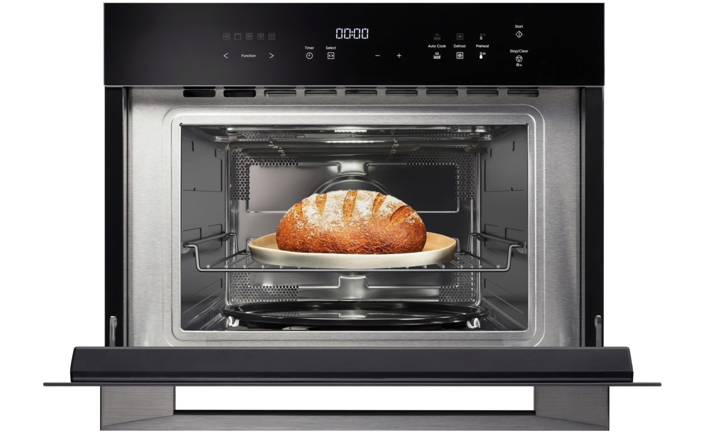 Electrolux 45cm 500 Series Compact Combi Microwave Oven (Black) EVEM6546DF