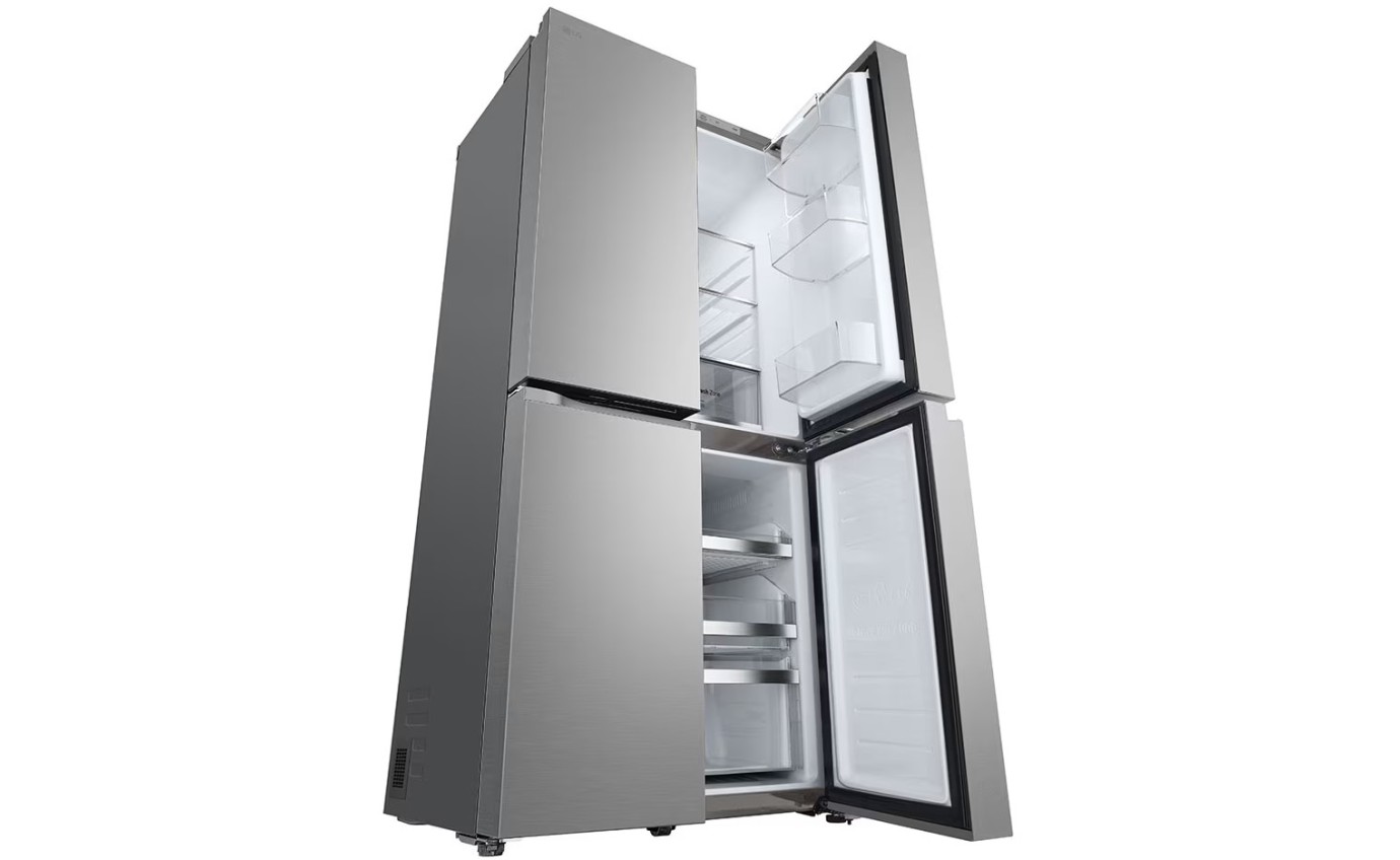 LG 530L Slim French Door Fridge (Stainless Steel) GFB505PL