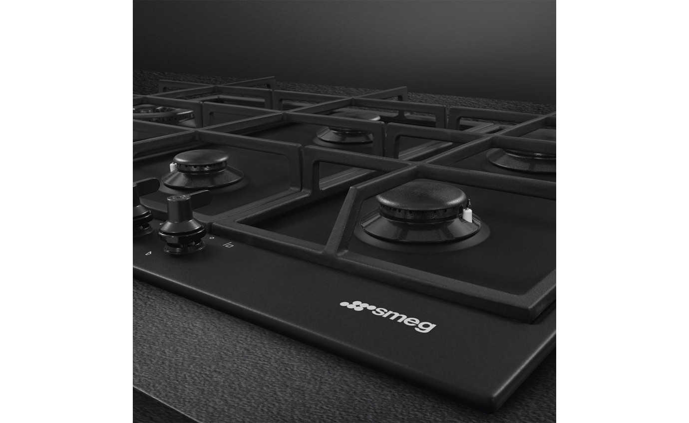 Smeg 72cm Gas Cooktop PX375LMBAU