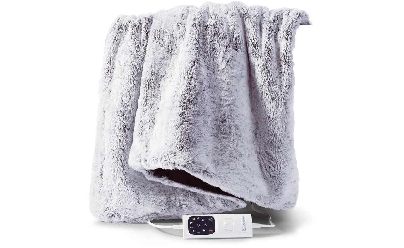 Sunbeam Feel Perfect Faux Fur Heated Throw TRF4300
