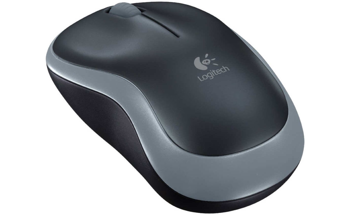 Logitech M185 Compact Wireless Mouse (Swift Grey) 910002255