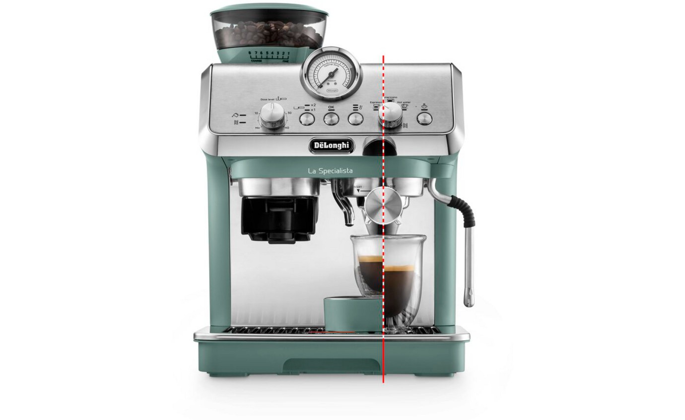 DeLonghi La Specialista Arte Manual Espresso Machine (Toronto Green) EC9155GR
