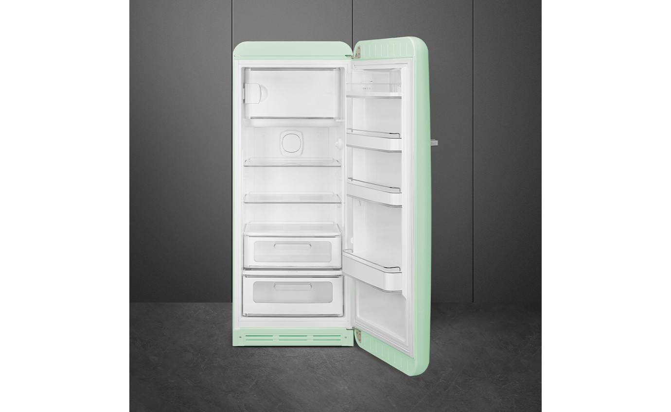 Smeg 270L 50s Style Retro Single Door Fridge (Pastel Green) FAB28RPG5AU