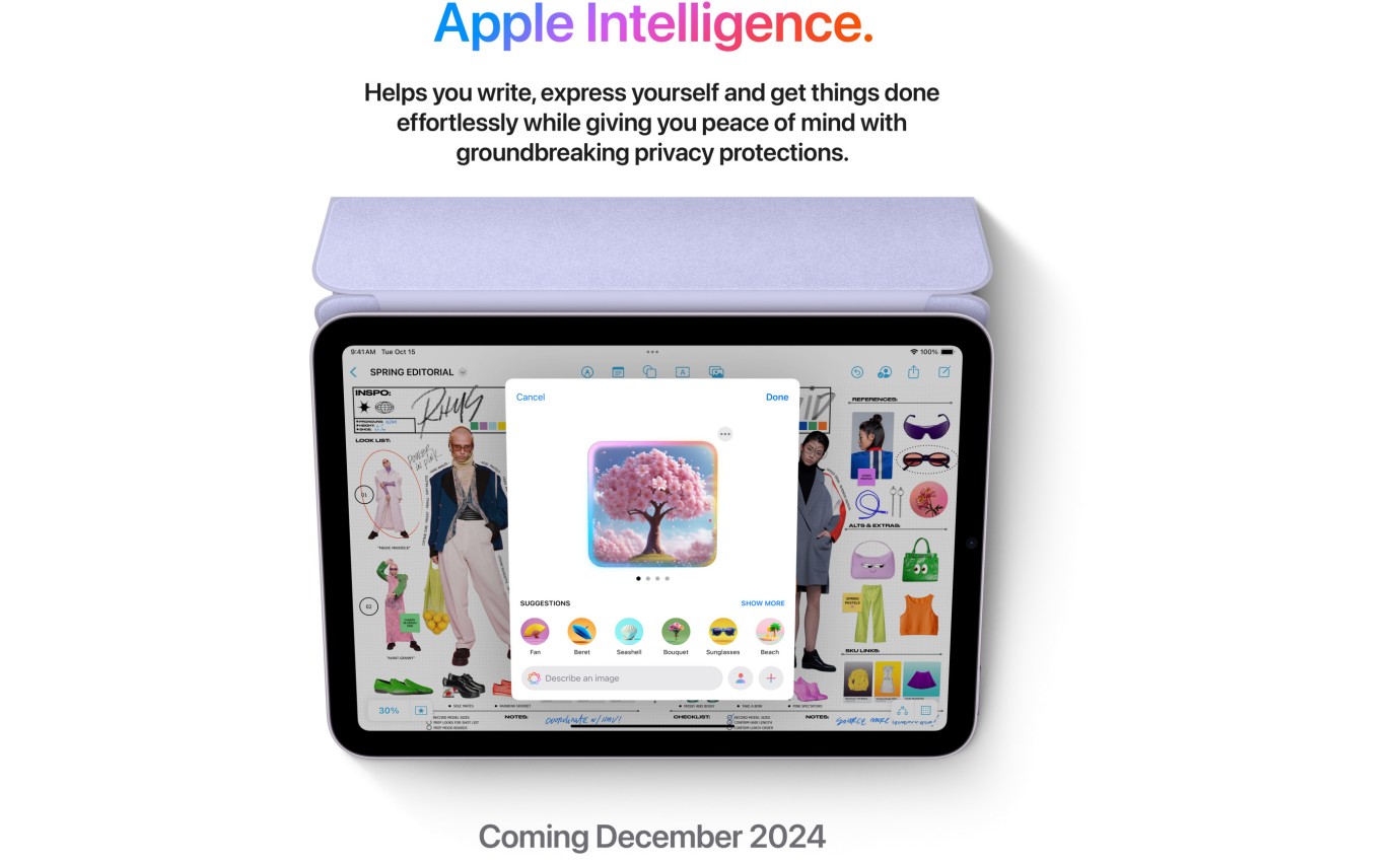 Apple iPad mini Wi-Fi 128GB A17 Pro (Space Grey) [7th Gen