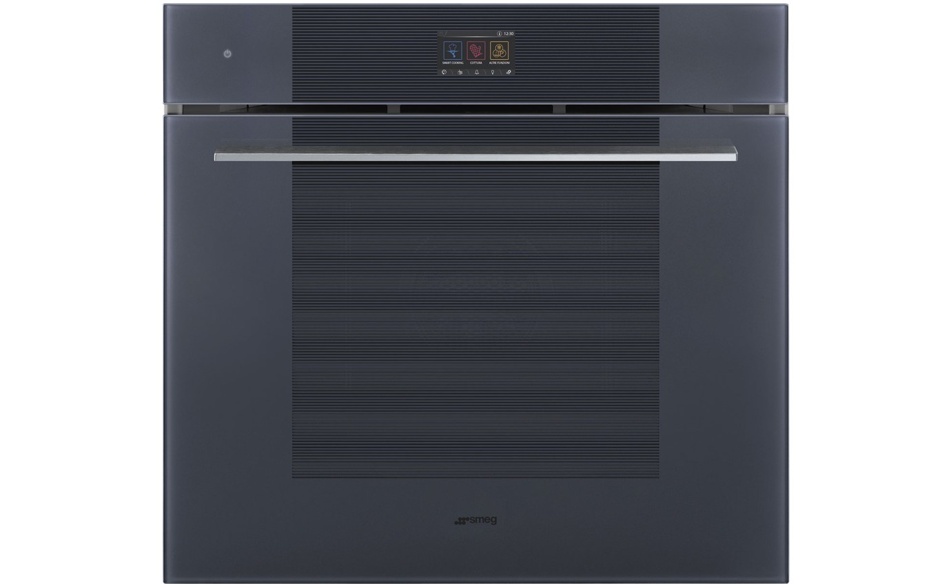 Smeg 76cm Linea Thermoseal Pyrolytic Oven - Neptune Grey SOPA3104TPG