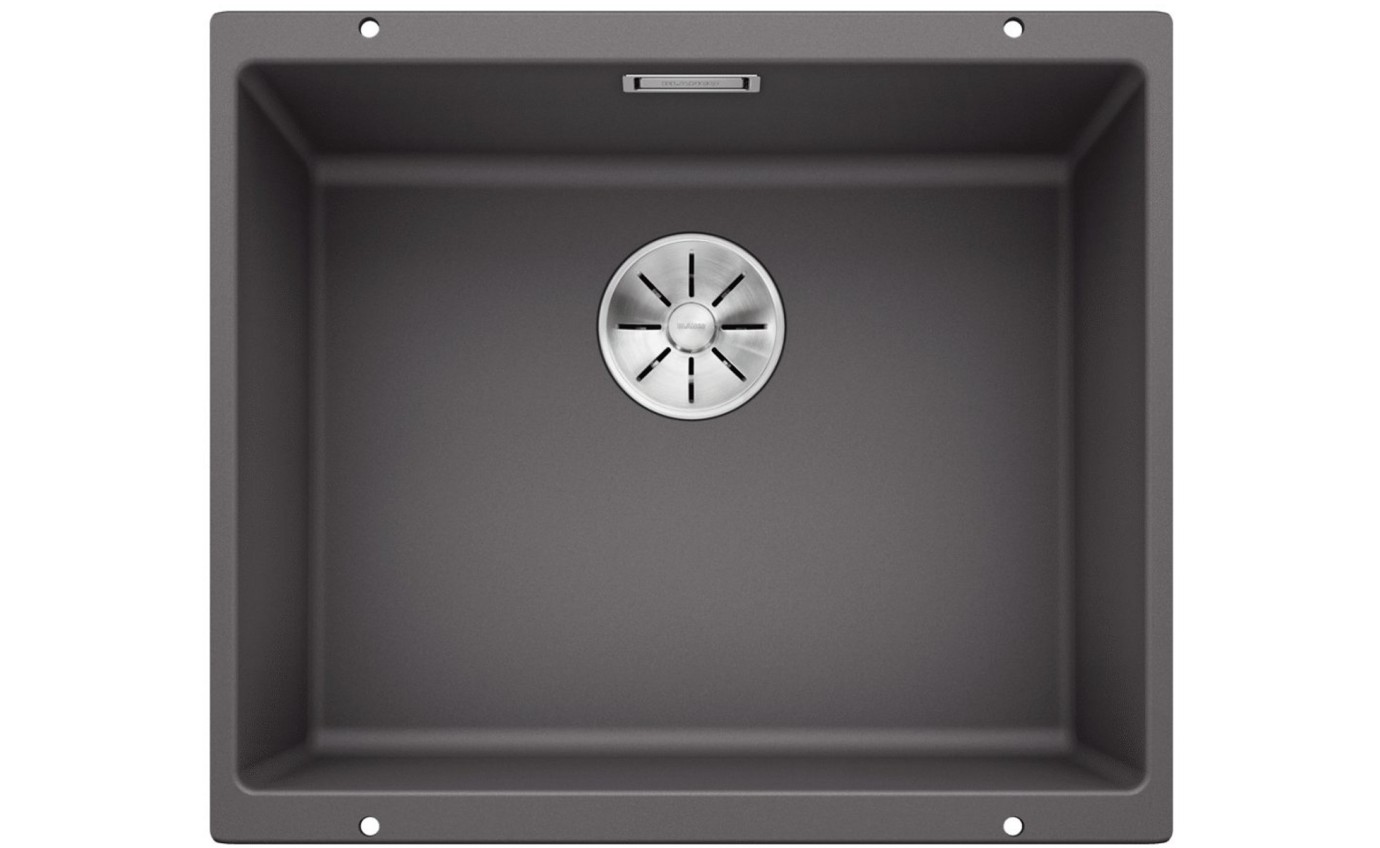 Blanco SUBLINE 500-U Single Bowl Undermount Sink (Grey) SUBLINE500UGK5