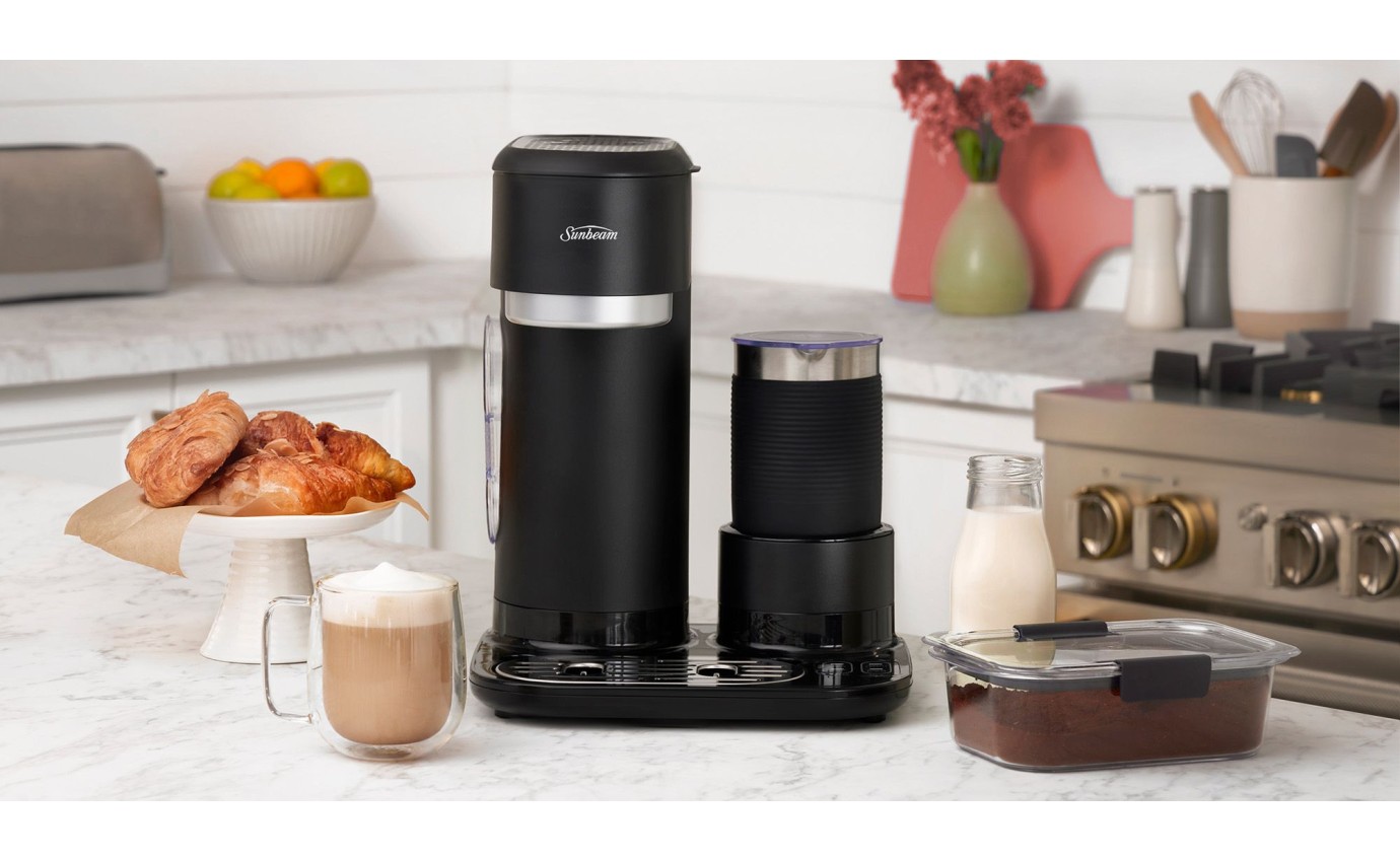 Sunbeam Iced Hot Coffee Machine SDP1500BK Retravision