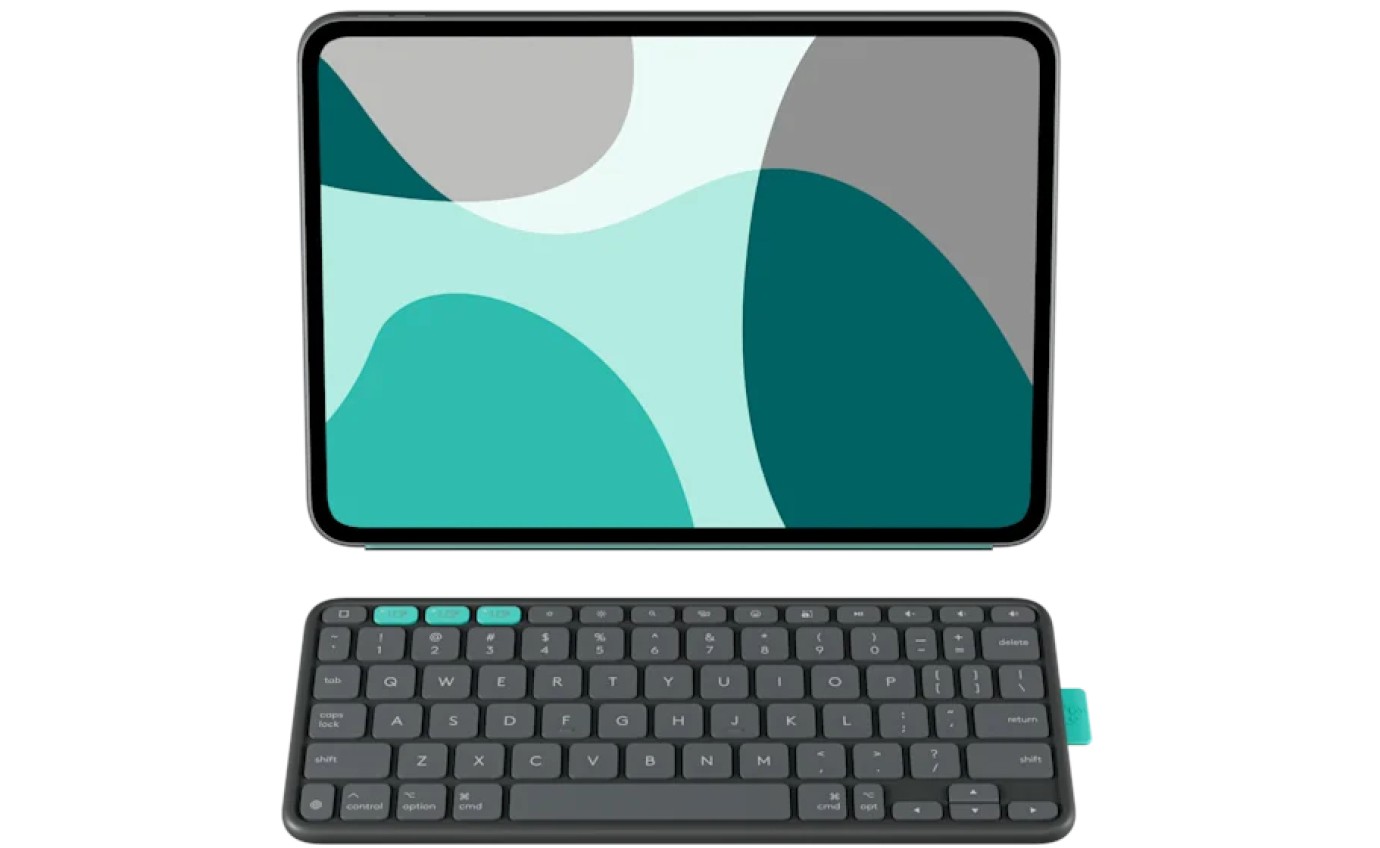 Logitech Flip Folio for iPad Pro 11 inch M4 & Air 11 inch M2/M3 & 5th Gen (Graphite) 920013409