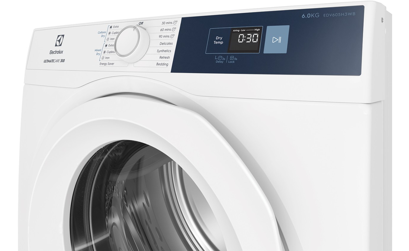 Electrolux 6kg Vented Dryer EDV605H3WB