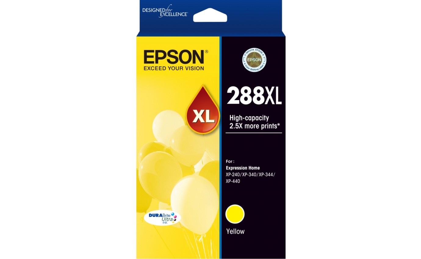 Epson 288XL DURABrite Ultra High Capacity Ink Cartridge (Yellow) T306492