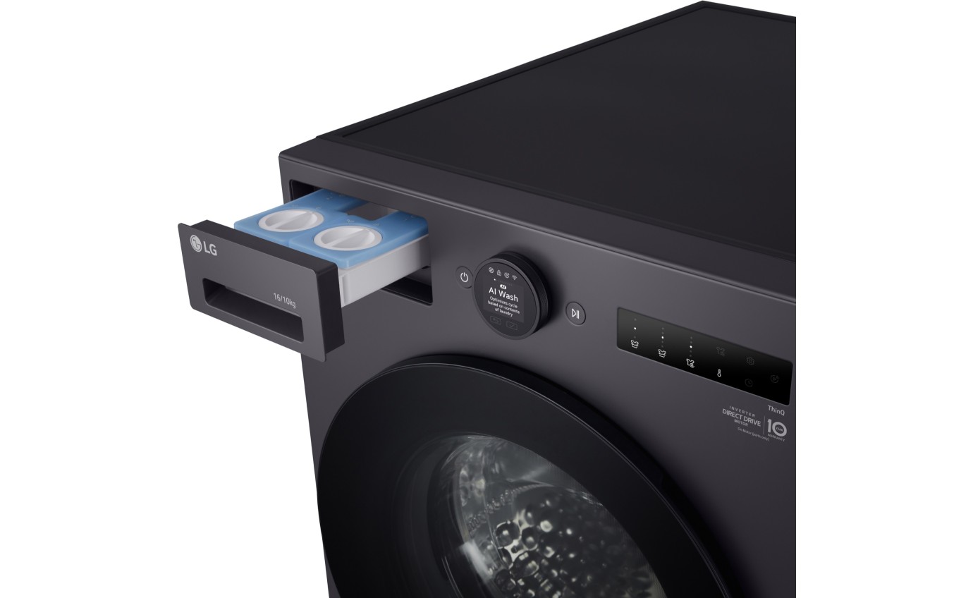 LG 16/10kg Washer Dryer Combo (Graphite) WXLC1016GX