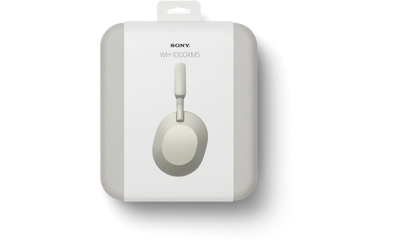 Sony Wireless Noise Cancelling Headphones (Platinum Silver) WH1000XM5S