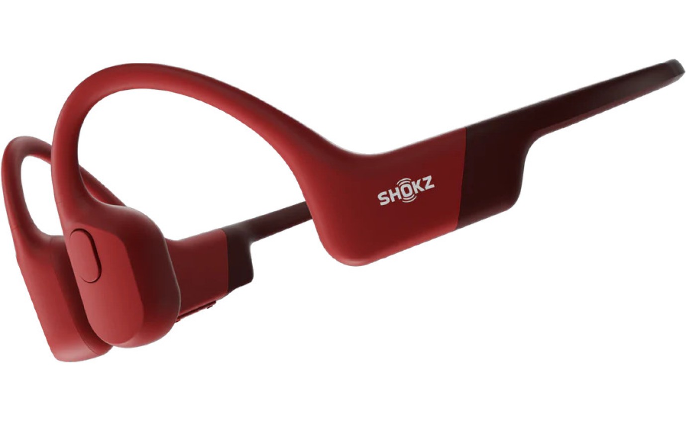 Shokz OpenRun Wireless Open-Ear Headphones (Red) S803RD
