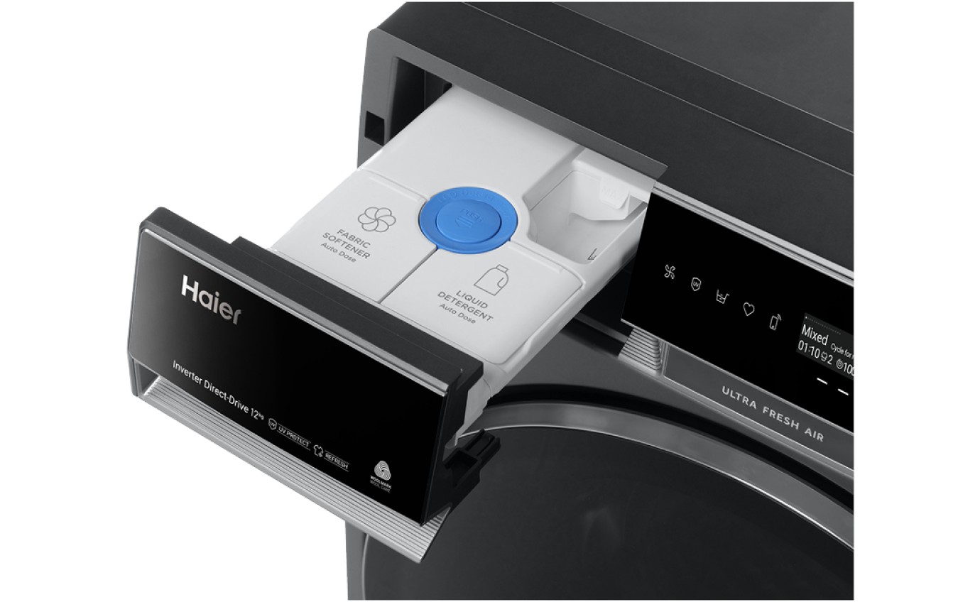 Haier 12kg 600 Series Front Loader Washing Machine (Dark) HWF12PXB2