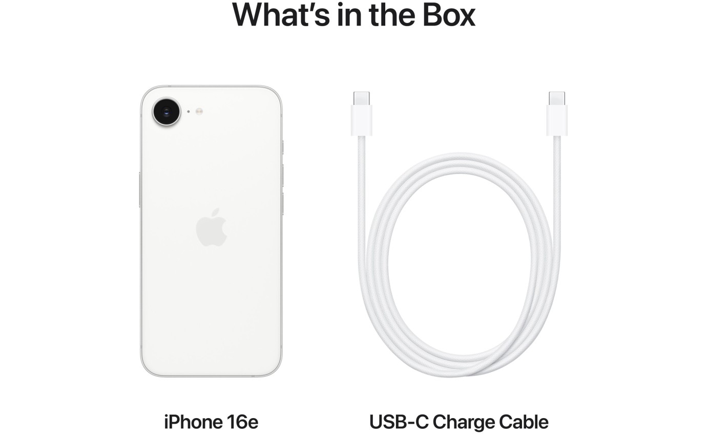 Apple iPhone 16e 128GB (White) MD1R4XA