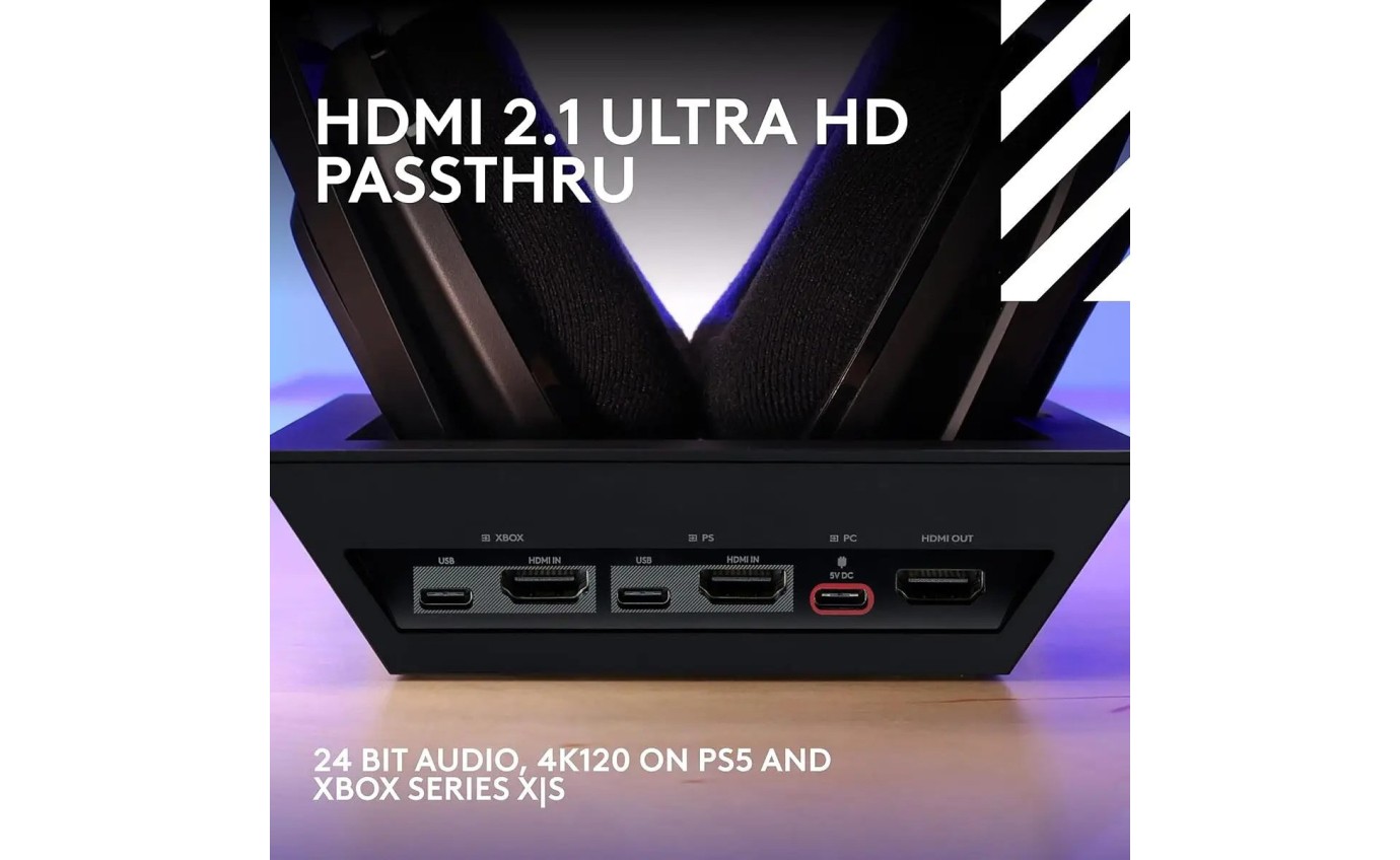 Logitech G Astro A50 X LIGHTSPEED Wireless Gaming Headset + Base Station (Black) 939002129