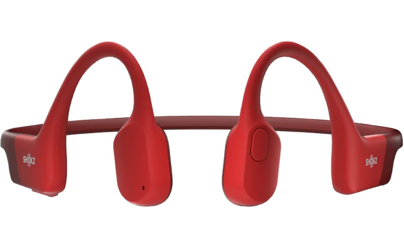 Shokz OpenRun Wireless Open-Ear Headphones (Red) S803RD