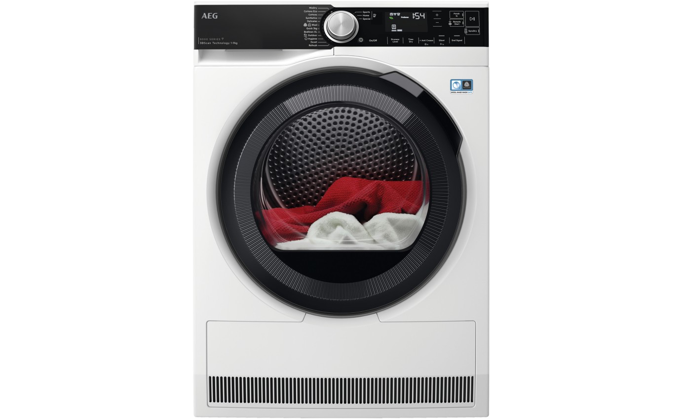 AEG 9kg Heat Pump Dryer T859M6OBC
