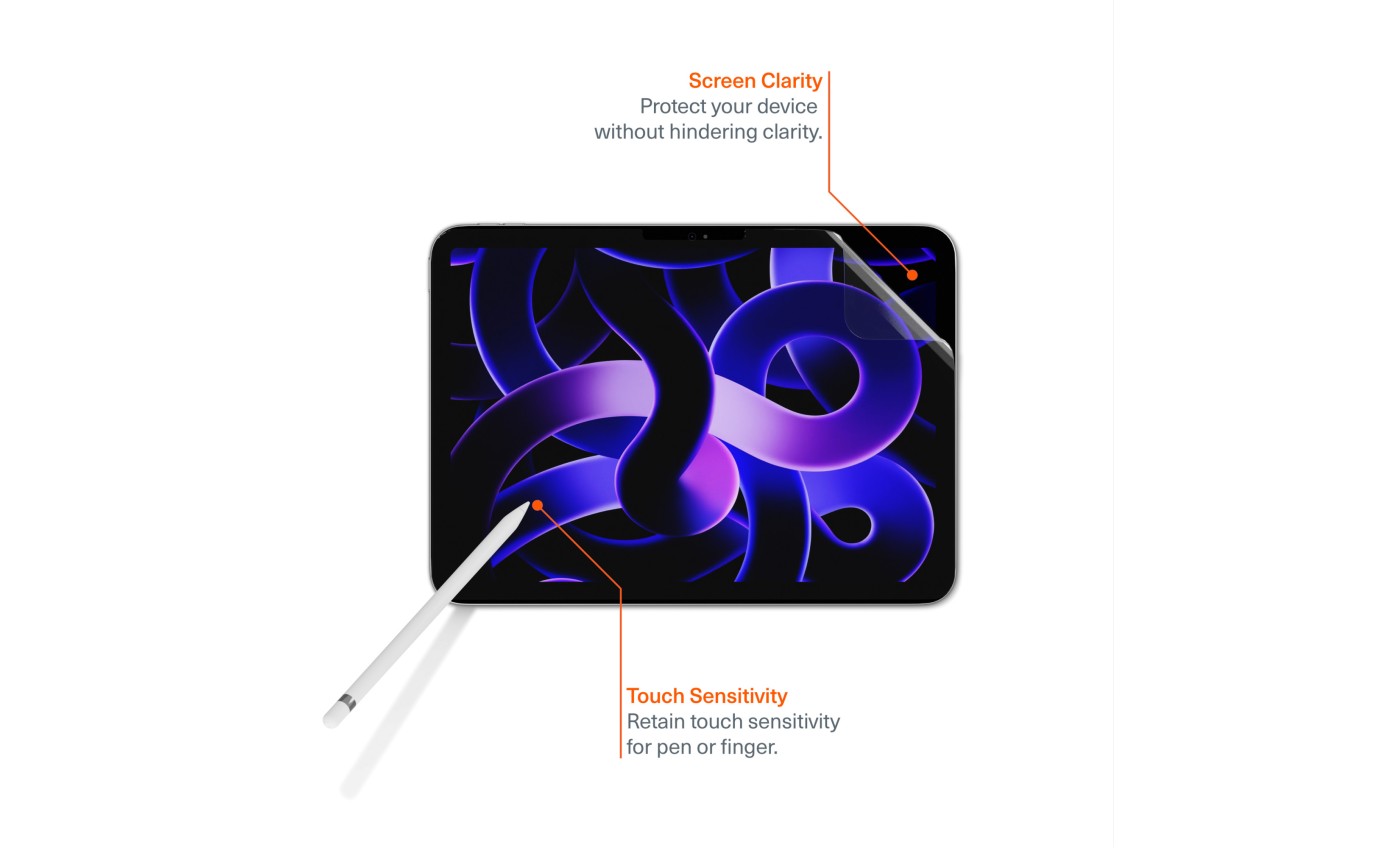 Cygnett OpticShield Glass Screen Protector for iPad Air 11-inch (M2) 11901319097