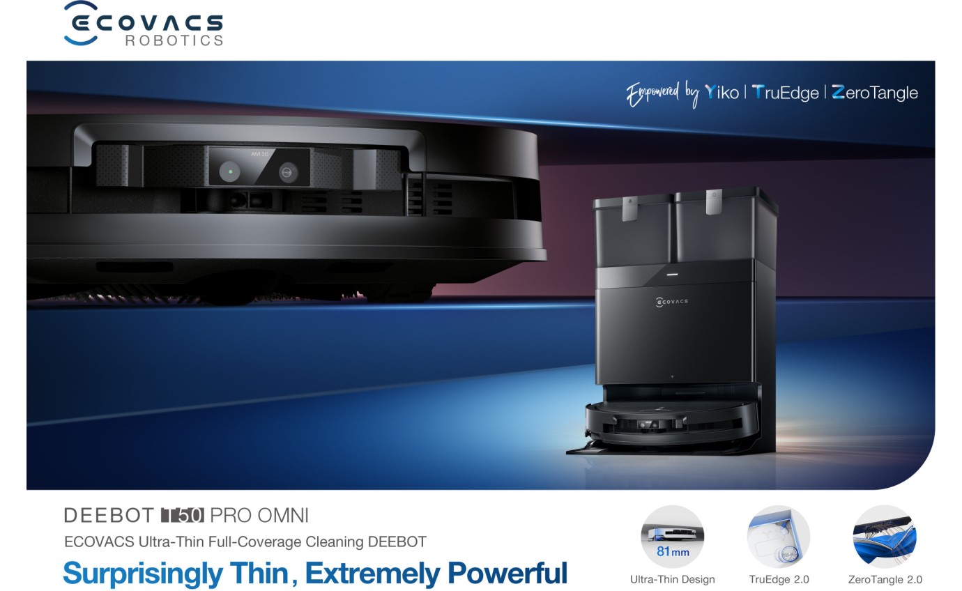 Ecovacs Deebot T50 Pro Omni Robotic Vacuum & Mop DDX67