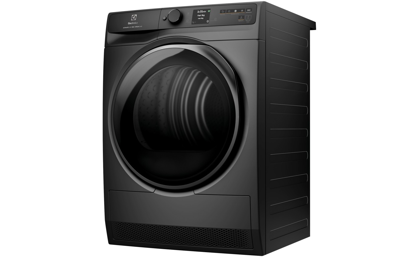 Electrolux 9kg UltimateCare 900 Steam Heat Pump Dryer (Dark Onyx) EDH902R9SC