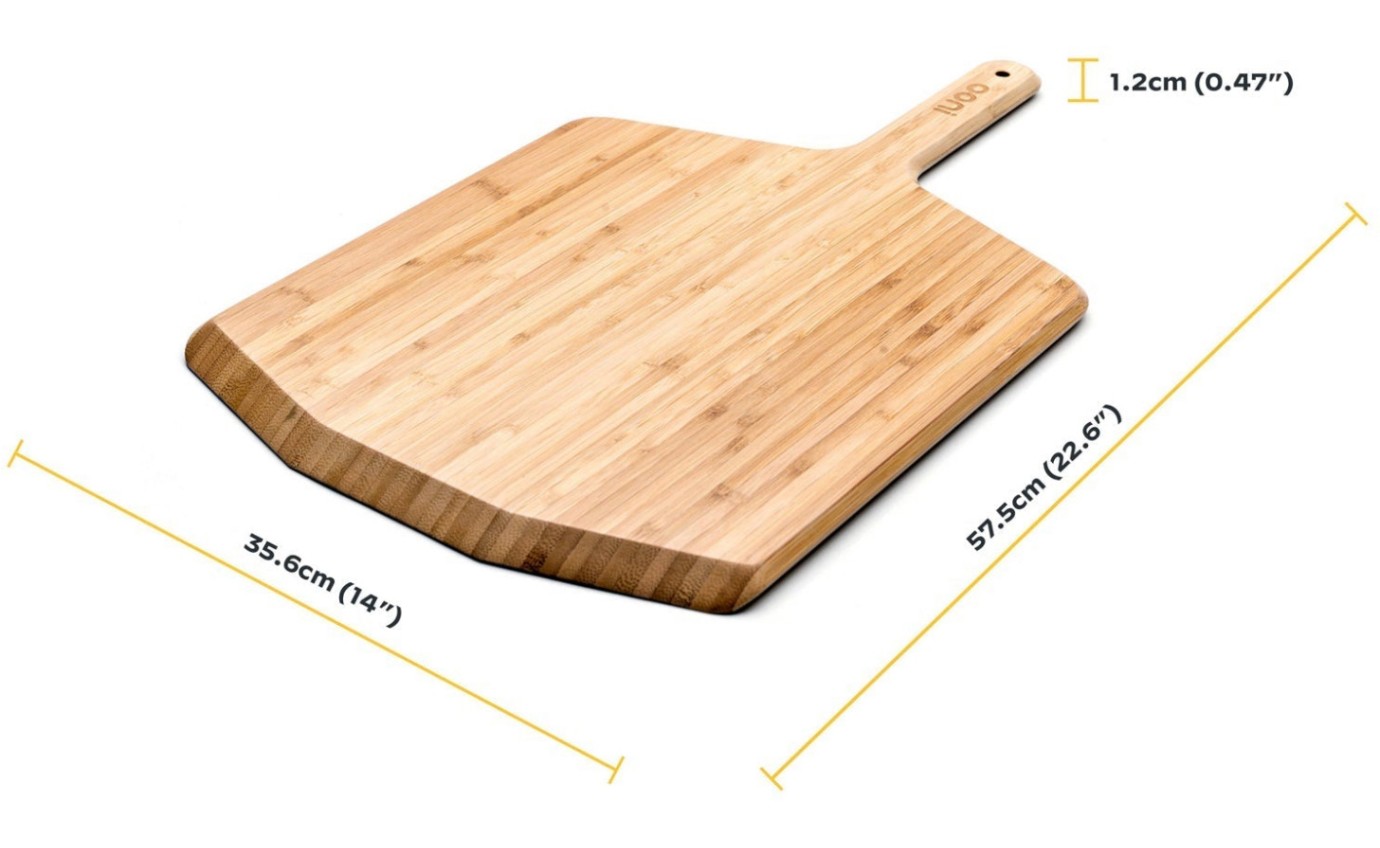 Ooni 12 inch Bamboo Pizza Peel & Serving Board UUP08200