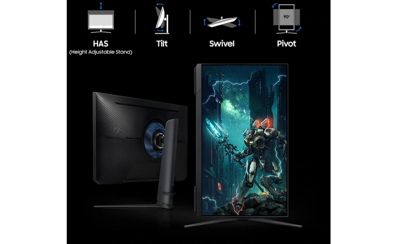 Samsung 27 inch Odyssey G5 QHD 180Hz Gaming Monitor LS27FG510EEXXY