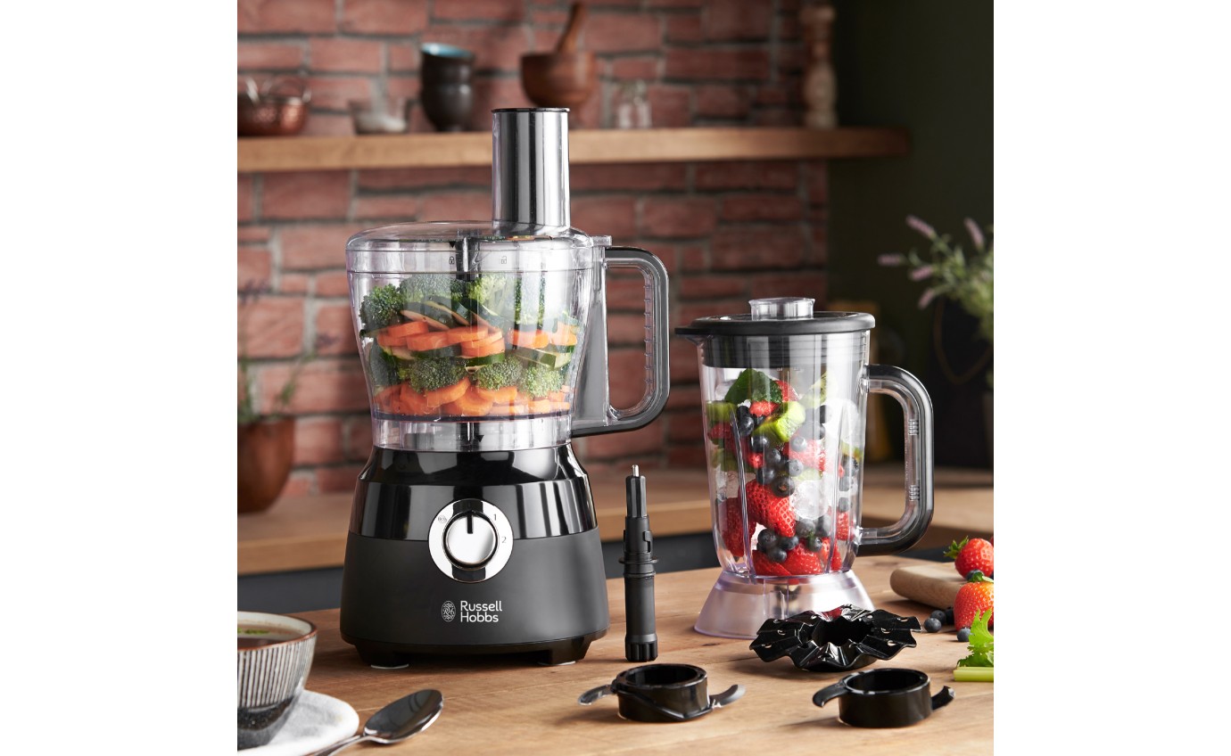 Russell Hobbs Desire Food Processor (Matte Black) RHFP5BLK
