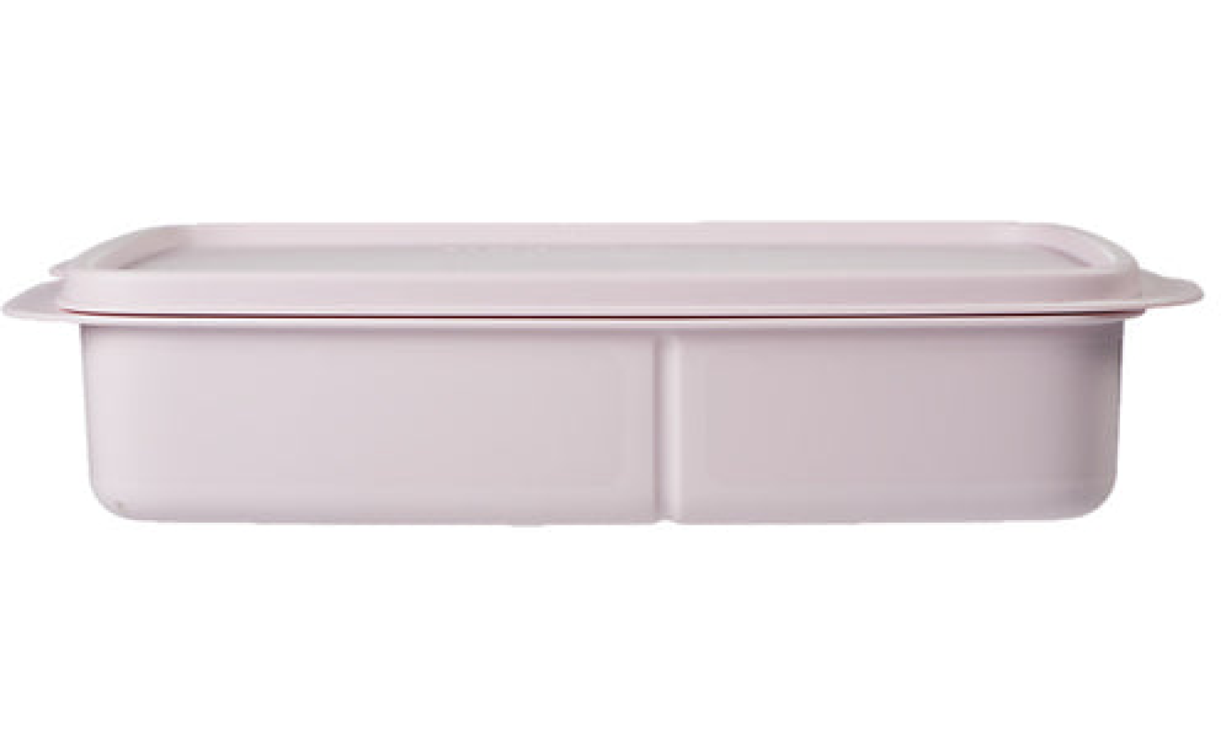Tupperware Divided Rectangle Lunch Box 1L (Pink) TUPP0028