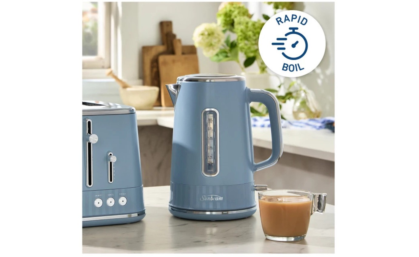 Sunbeam French Riviera Collection 1.7L Kettle (Morning Haze) KEM8107BL