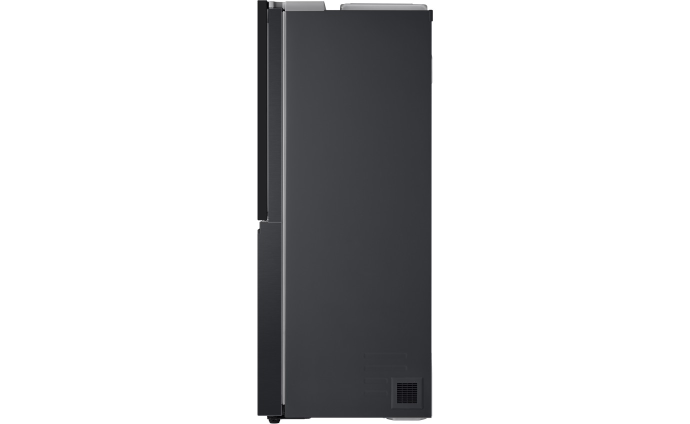 LG 635L InstaView Side By Side Fridge (Matte Black) GSV600MBLC