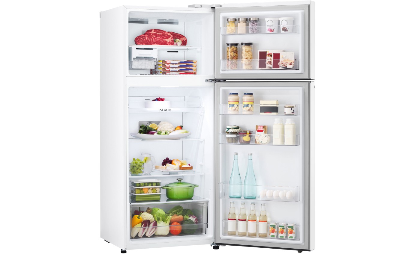 LG 375L Top Mount Fridge (White) GT5W