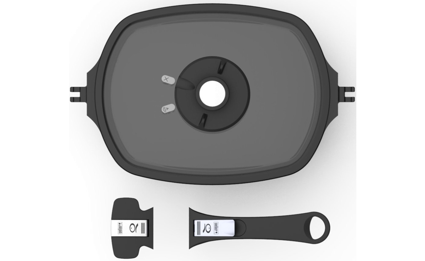 Weber Q Ware Large Casserole Dish with Detachable Handles 1500332