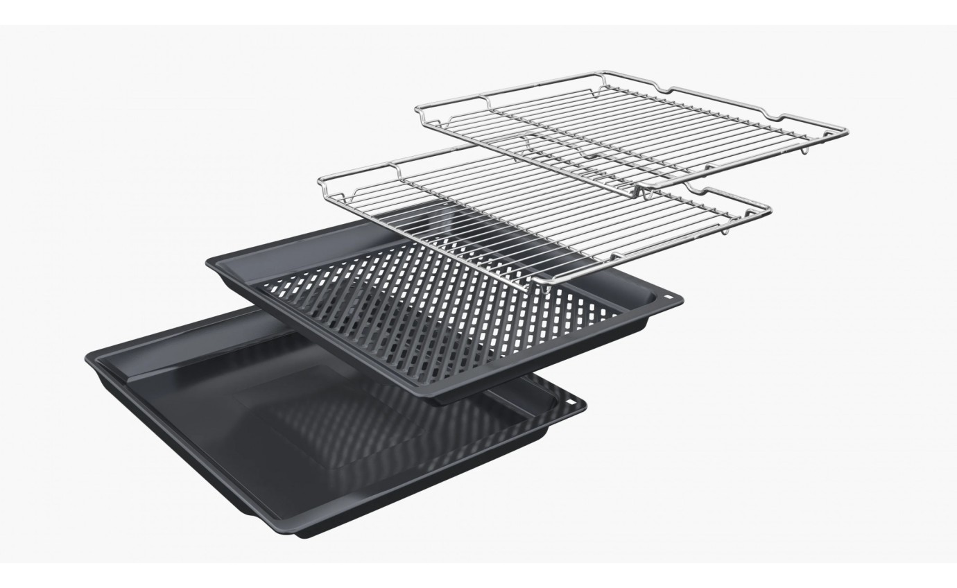 Neff 60cm N 90 Built-in Pyrolytic Oven with Added Steam Function (Metallic Silver) B69VS73Y0AMS