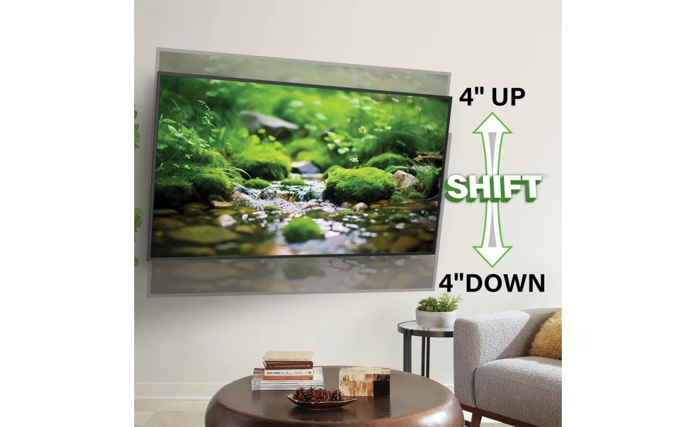 Sanus 42 inch-90 inch Advanced Full-Motion 4D&reg; + Shift&trade; TV Wall Mount VLF928B2